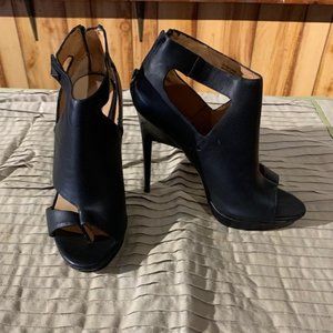L.A.M.B. New Black Leather Stiletto Shoes - New